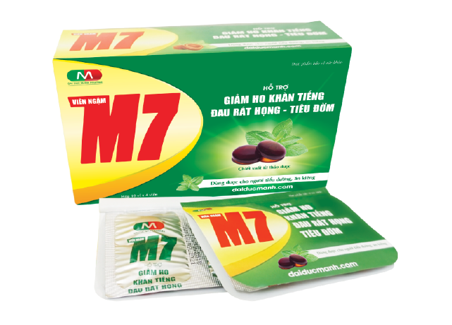Viên ngậm M7 [Hộp 40 viên]